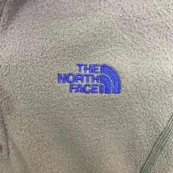 The North Face Gray Purple SP 1/4 Zip Pullover - Picture 3 of 5